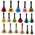 Metal Hand Handle Calling Bell Order Bell Children'S Early Education Brass Bell 35/65/75/80mm