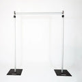 SZ04  8*8ft Stand Flower Wall Metal Frame Portable Flower Wall Pole Backdrop Stand Adjustable Aluminum  Flower Wall Stand
