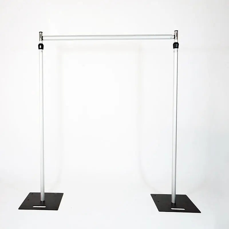 SZ04  8*8ft Stand Flower Wall Metal Frame Portable Flower Wall Pole Backdrop Stand Adjustable Aluminum  Flower Wall Stand