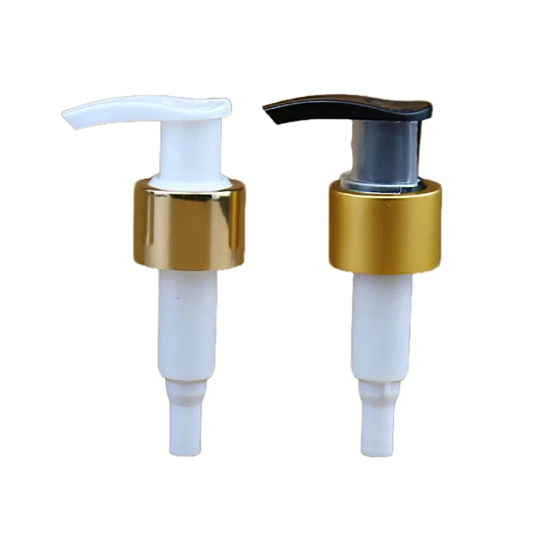 Cosmetic Lotion Pump Factory Custom Liquid Distribution 24mm 28mm 32mm Thread Pump Left Right Switch Pump Plastic Bottle