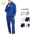 Plain Blank Hoodies Sweatshirts Custom Logo Embroidered Private Label Oem Customized Sweatpants and Hoodie Set