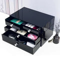 HC Acrylic False Eyelash Storage Box Valentine's Day Square Shape Customized Color Multifunctional Design Eternal Red Preserved