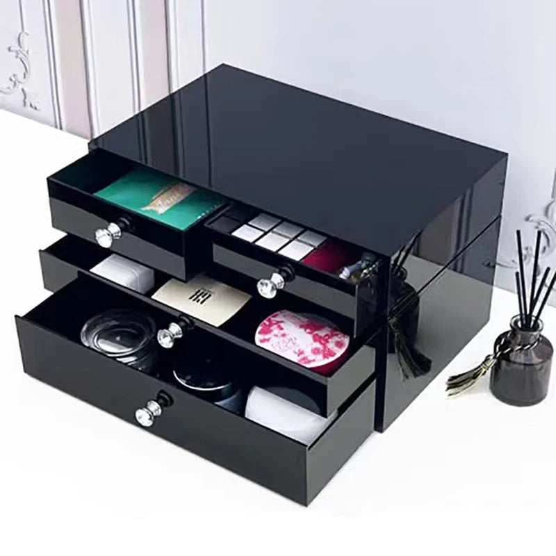HC Acrylic False Eyelash Storage Box Valentine's Day Square Shape Customized Color Multifunctional Design Eternal Red Preserved