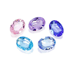 Dongzhou Oval Shaped K9 Fancy Stone clear Glass Rhinestones Wholesale Bulk Crystal Beads Jewelry Diy Accessories