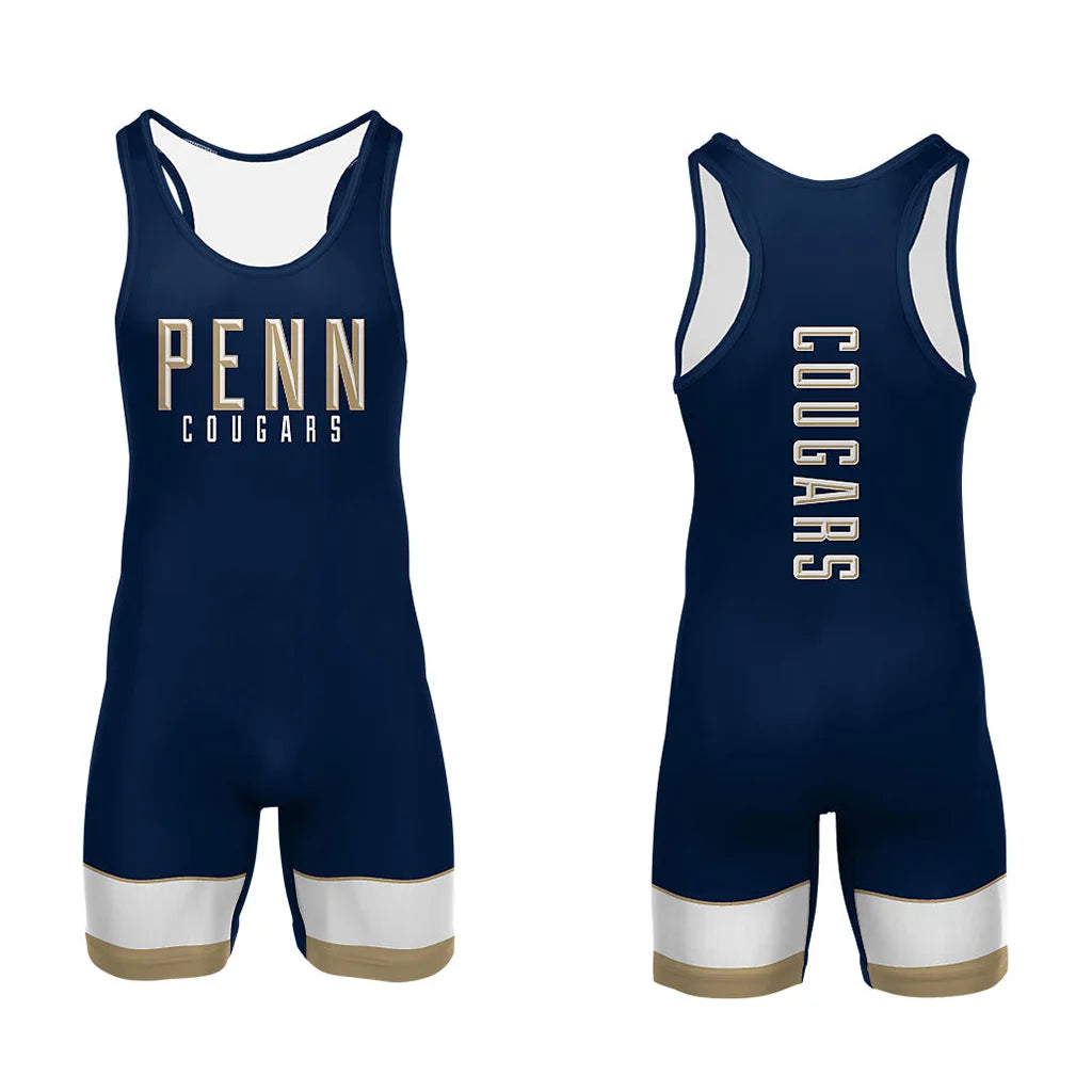 Custom Durable Sublimated Wrestling Singlet
