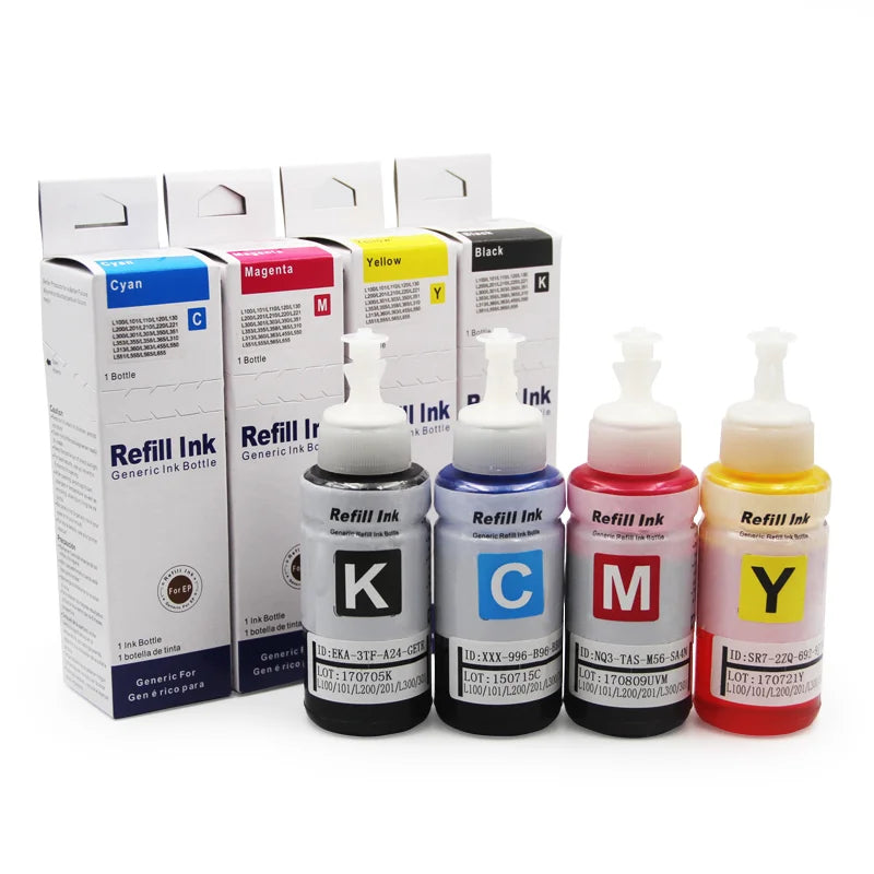 Ocbestjet 673 Dye Ink Refill Printing Inks for Epson L310 664 672 L310 L805 L360 L363 L365