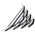 Black White Sold Triangle Bracket Bookshelf Support Frame Wall Bracket