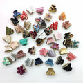 4cm Acrylic Hair Claw Clips for Women Popular Flower Plastic Hair Claw Clips in Stock