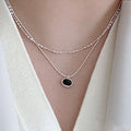 Minimalism 925 Sterling Silver Gold Plating Irregularity Round Beaded Necklace for Women Wholesale