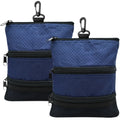 OEM Customization Golf Tee Pouch Portable Golf Accessories Pouch Clip Multi-Pocket Zipper Golf Ball Bag