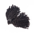 Ready to Ship  Human Hair 4A Kinky Curly Bulk Hair for Dreadloc Kinky Curly Crochet Bulk Super Double Drawn