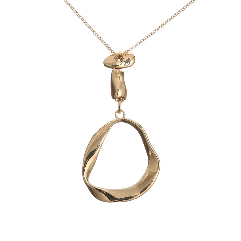 Wholesale Fashionable Accessories Simple Irregularly Shaped Pendants Women Necklace