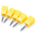 3.175mm Tungsten Cutter V Shape Carbide PCB Engraving Bits CNC Router Tool Coating Acrylic Carving a Series