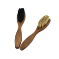 Factory Wholesale Custom Logo Long Handle Pig Hair Wooden Shoe Shine Brush