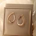 Fashion Vintage Cross Personality Earrings European and American Temperament Earrings