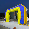 Brand Promotional Waterproof Inflatable Angled Arch Giant Blow up Arch LED Wall Inflatable Advertising Arch