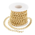 Handmade Semi-finished Metal Chain Necklace DIY Jewelry Accessories Box Aluminum Chain Xuanseyameng Model LL003