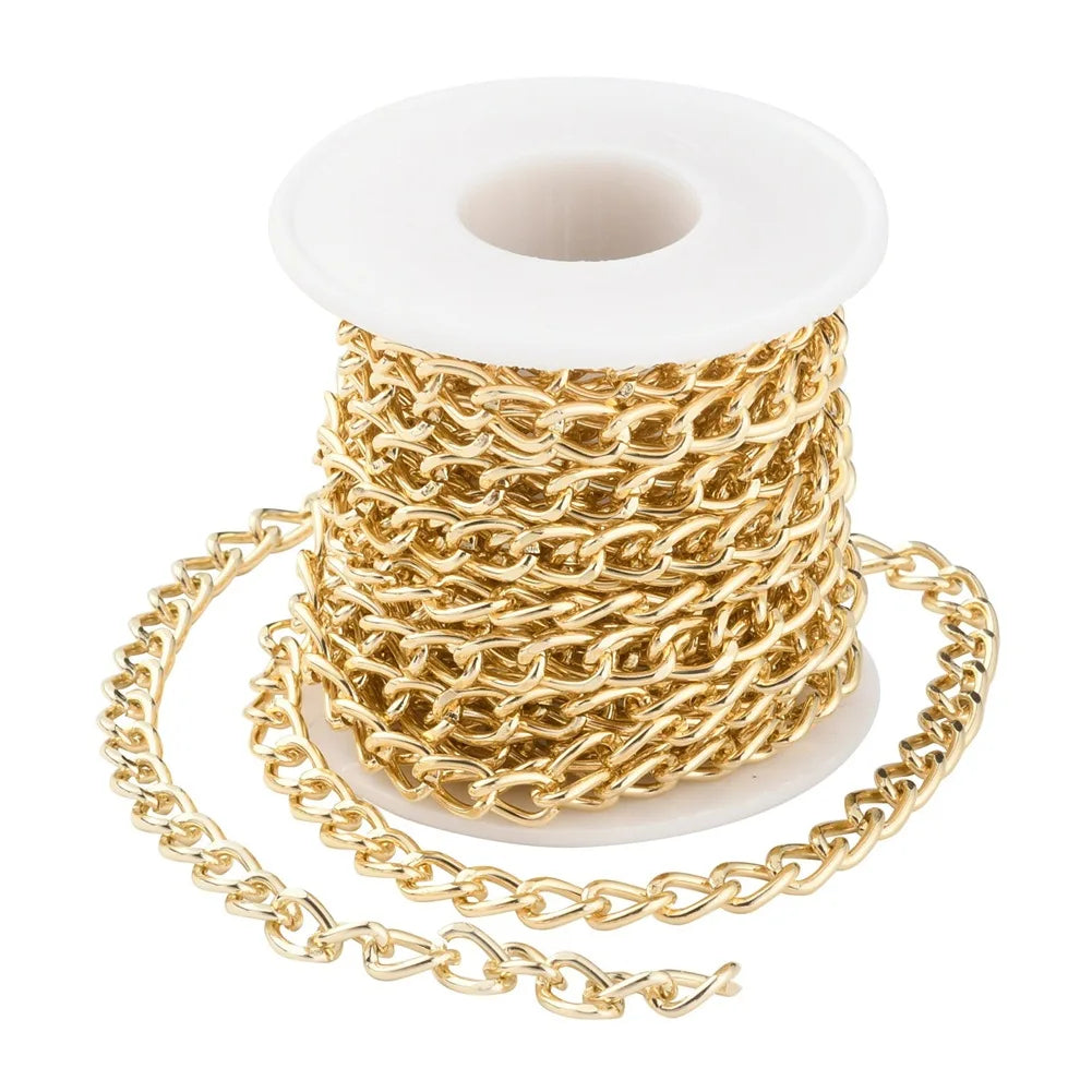 Handmade Semi-finished Metal Chain Necklace DIY Jewelry Accessories Box Aluminum Chain Xuanseyameng Model LL003