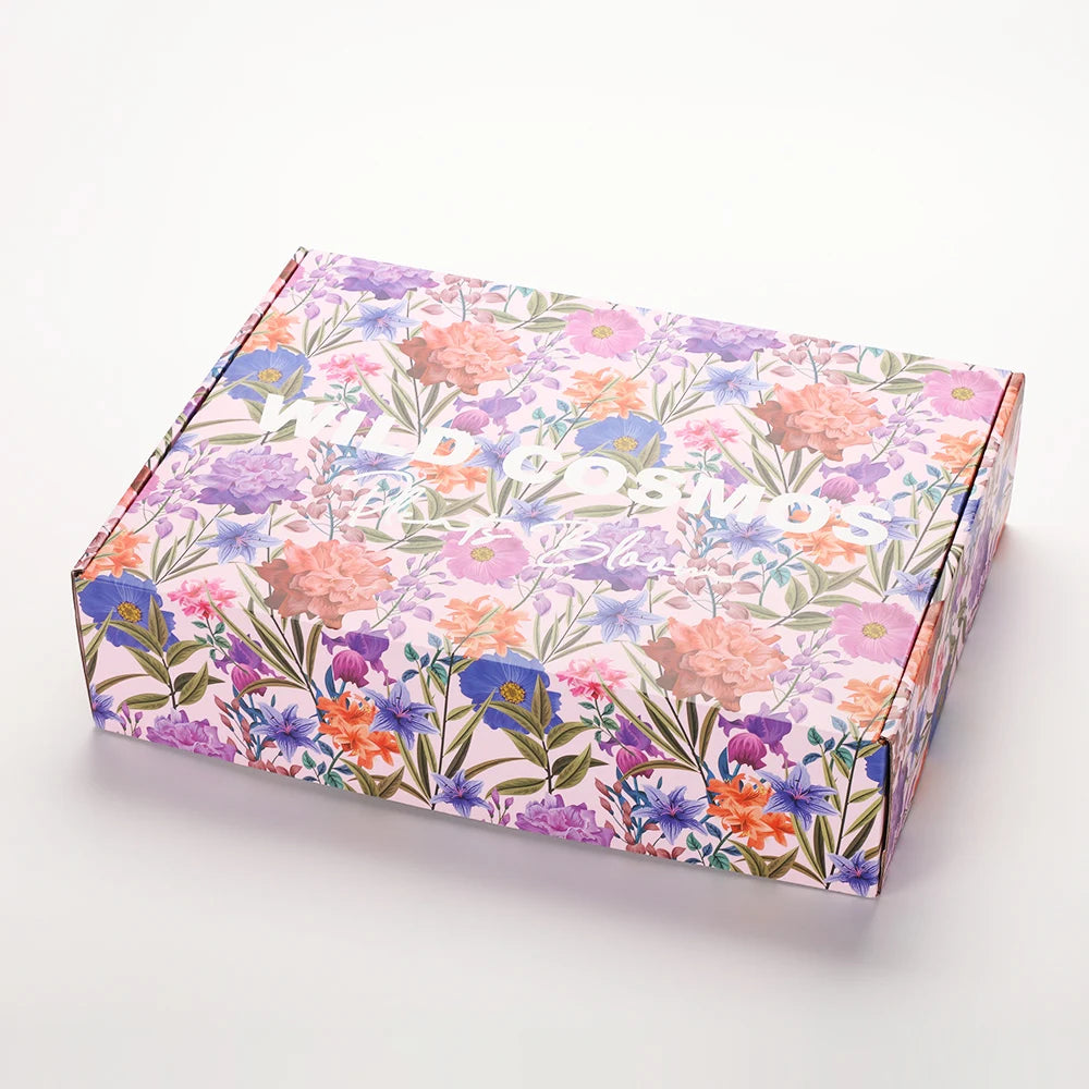 Custom Jewelry Box Pink Cosmetic Paper Packaging Boxes Shipping Mailer Corrugated Box