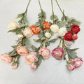YOPIN-124 Wholesale Silk Peony Bunches Artificial Flowers for Wedding Decoration