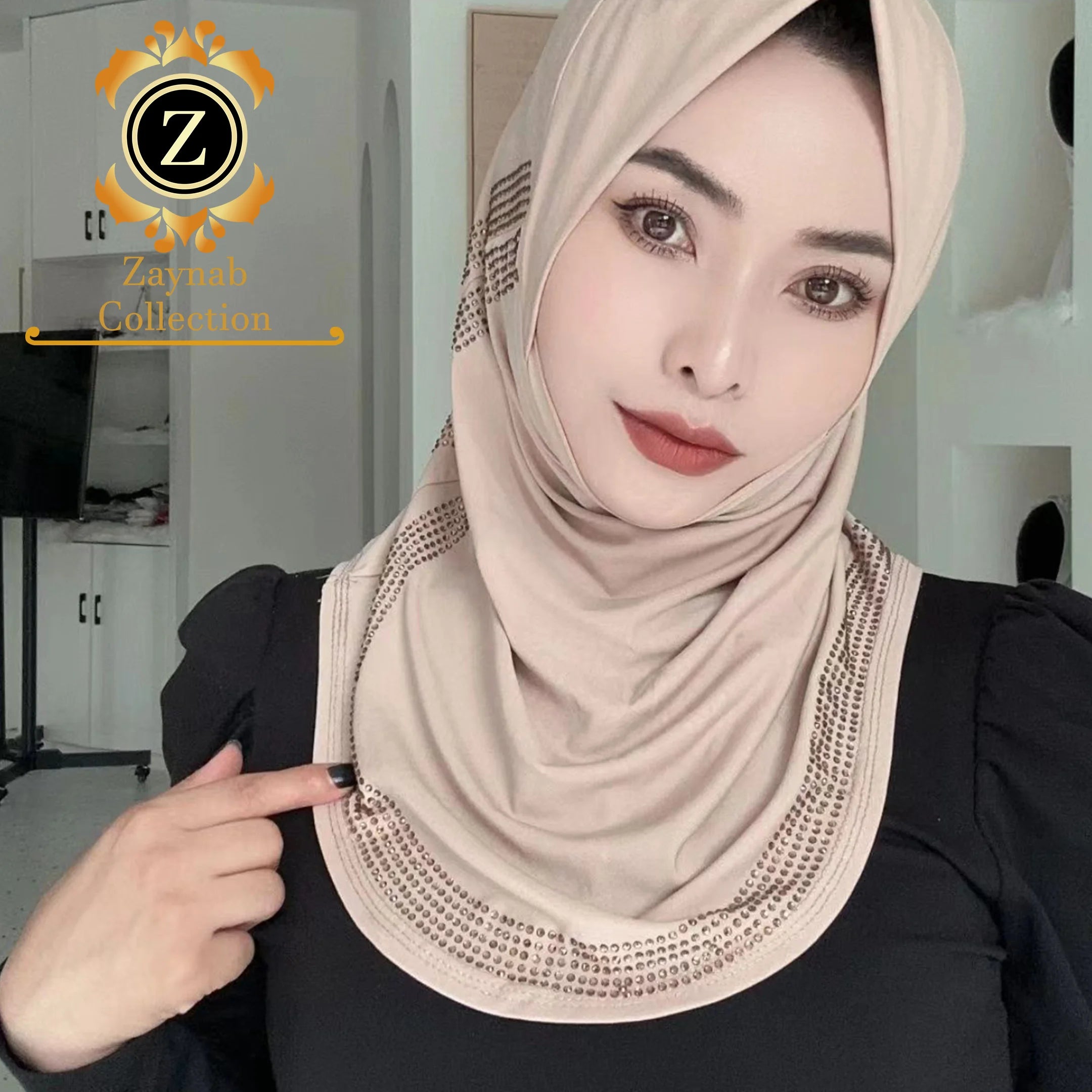 Zaynab Indonesian Hijab Easy to Wear Hijab Womens Muslim Jersey Scarf Women Malaysia Hijab