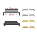 Universal 22 to 22mm 316L Stainless Steel Quick Release Spring Bar Watch Band Strap Connector Adapters for Huawei Samsung Watch