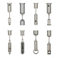 High Tensile Stainless Steel Wire Rope Ceiling Suspension Cable Hanging Kit Metal Material