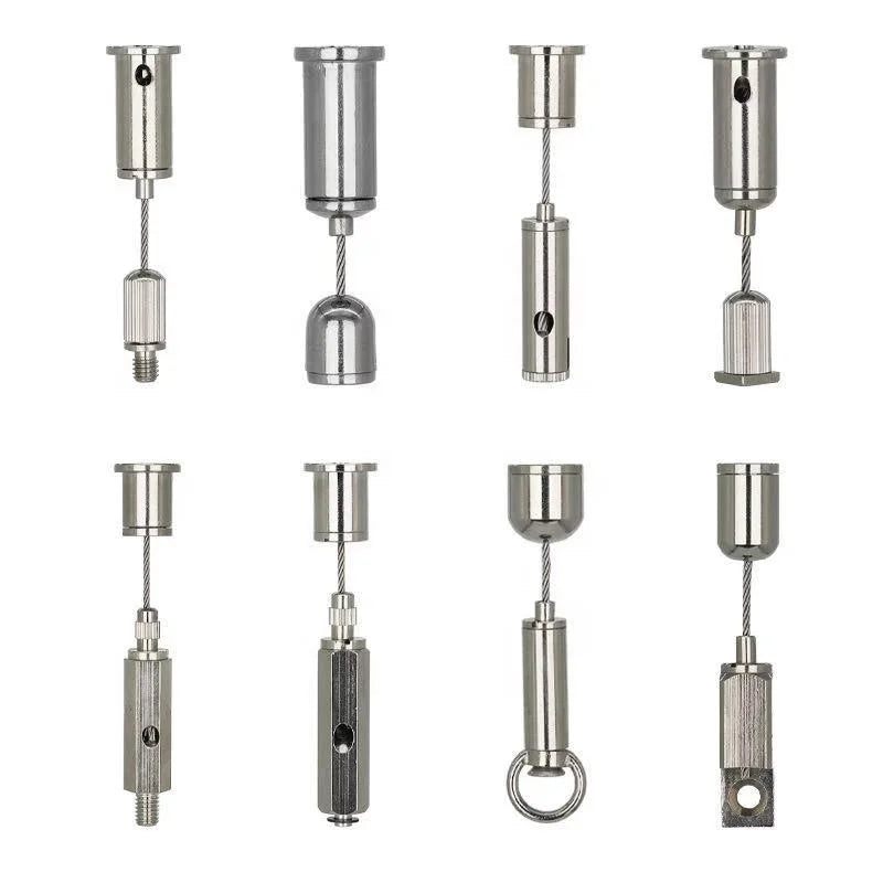 High Tensile Stainless Steel Wire Rope Ceiling Suspension Cable Hanging Kit Metal Material