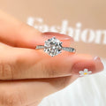 Ready to Ship MSR-799 Trendy Design PT950 Engagement Ring 5.05ct G VS1 Round Lab Grown Diamond Ring