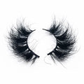 Handmade 3D Mink Eyelashes Natural Long False Eyelashes Dramatic 25MM Mink Eyelashes