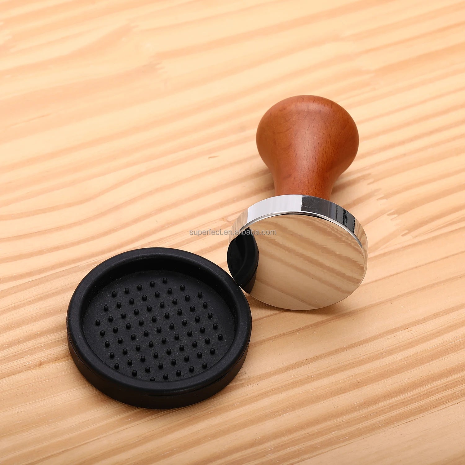 Wholesale Eco-friendly Silicone Espresso Coffee Tamper Holder and Pad with Non-slip Waterproof Design