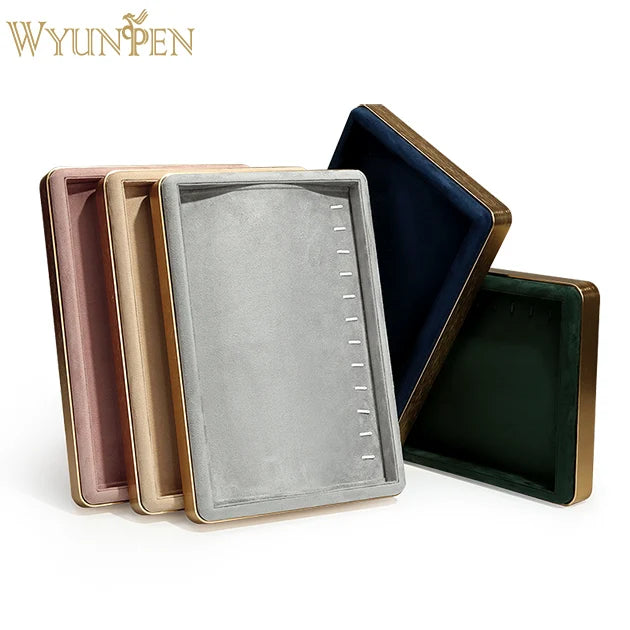 WYP Jewellery Trays Jewelry  Metal Display  Custom Necklace Jewelry Display Tray  Jewelry Display Set