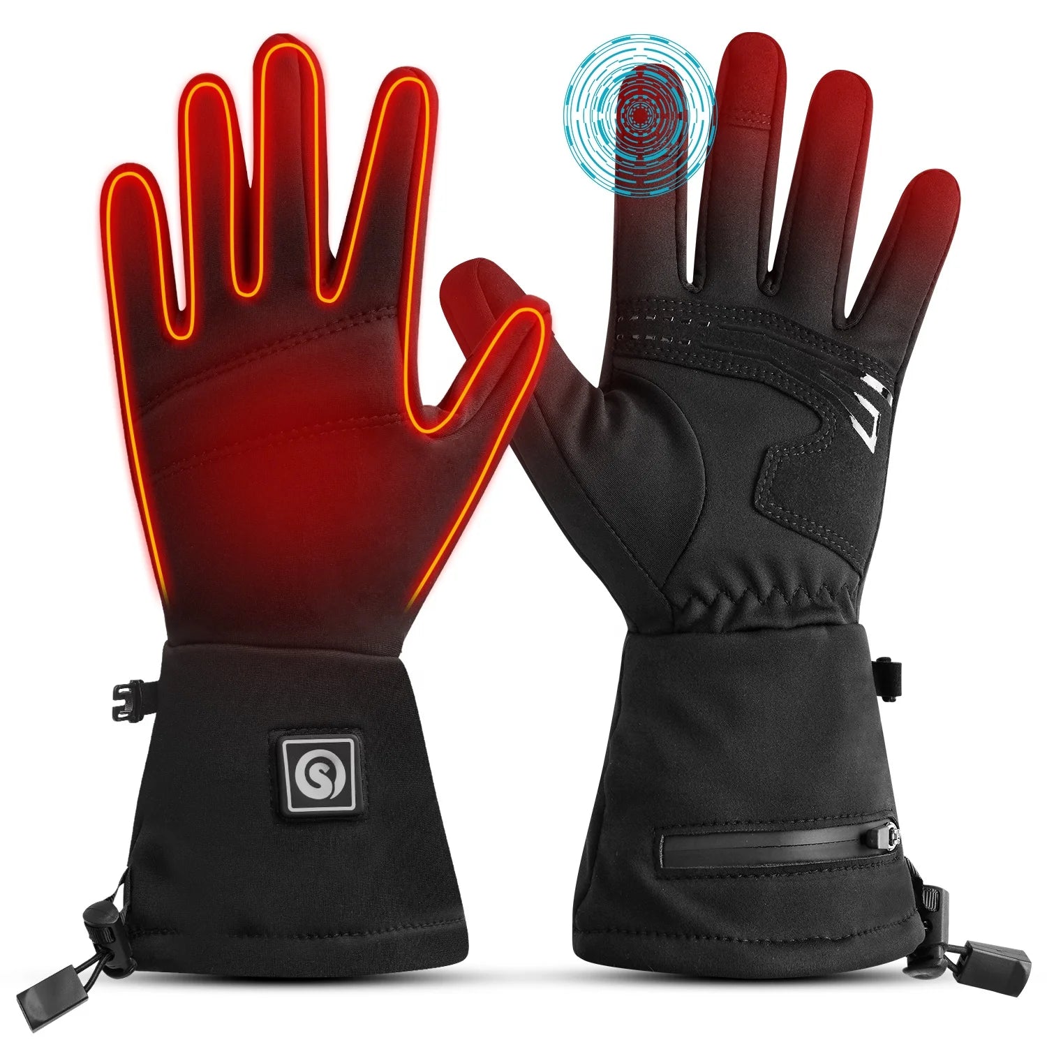 Overseas Warehouse Winter Ride SAVIOR Ultimate Heated Cycling Gloves Stay Warm Best Heated Gloves for Bike Adventures