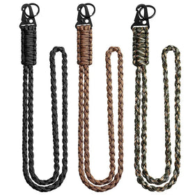550 Paracord Handmade Phone Lanyard Strap Heavy Duty Paracord Lanyard Scrunchie Keychain Wristlet Duty Colorful Neck Necklace