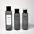 Wholesale clear Black 150ml 200ml Remover Toner Plastic Toner Bottle Empty Plastic Cosmetic Bottle Container
