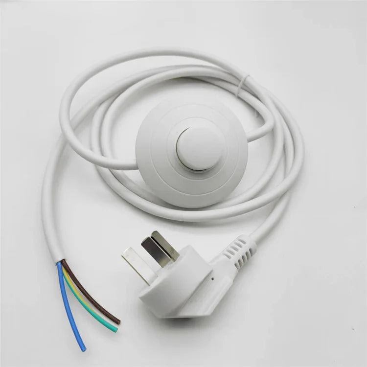 European 2.5A Salt Lamp Power Cord With Foot Switch Earphones Disposable in Ear Latest Audio Recommended/cheap Ear Phones