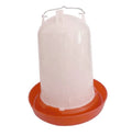 New Red White 1.5L Plastic Chicken Waterer & Feeders 3L 5L 6L 8L 11L 14L Hanging Animal Drinkers