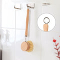 Jesun Cleaning Dish Sponges &Scrubbers Bamboo Brush Brush Washer Wand Eco-Friendly Cleaning Natural Fibre Kitchen Brush Set