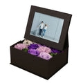 AYOYO OEM Rose Popular Mother's Day Gift Soap Flower Pack with Photo Frame Box Artificial Flower