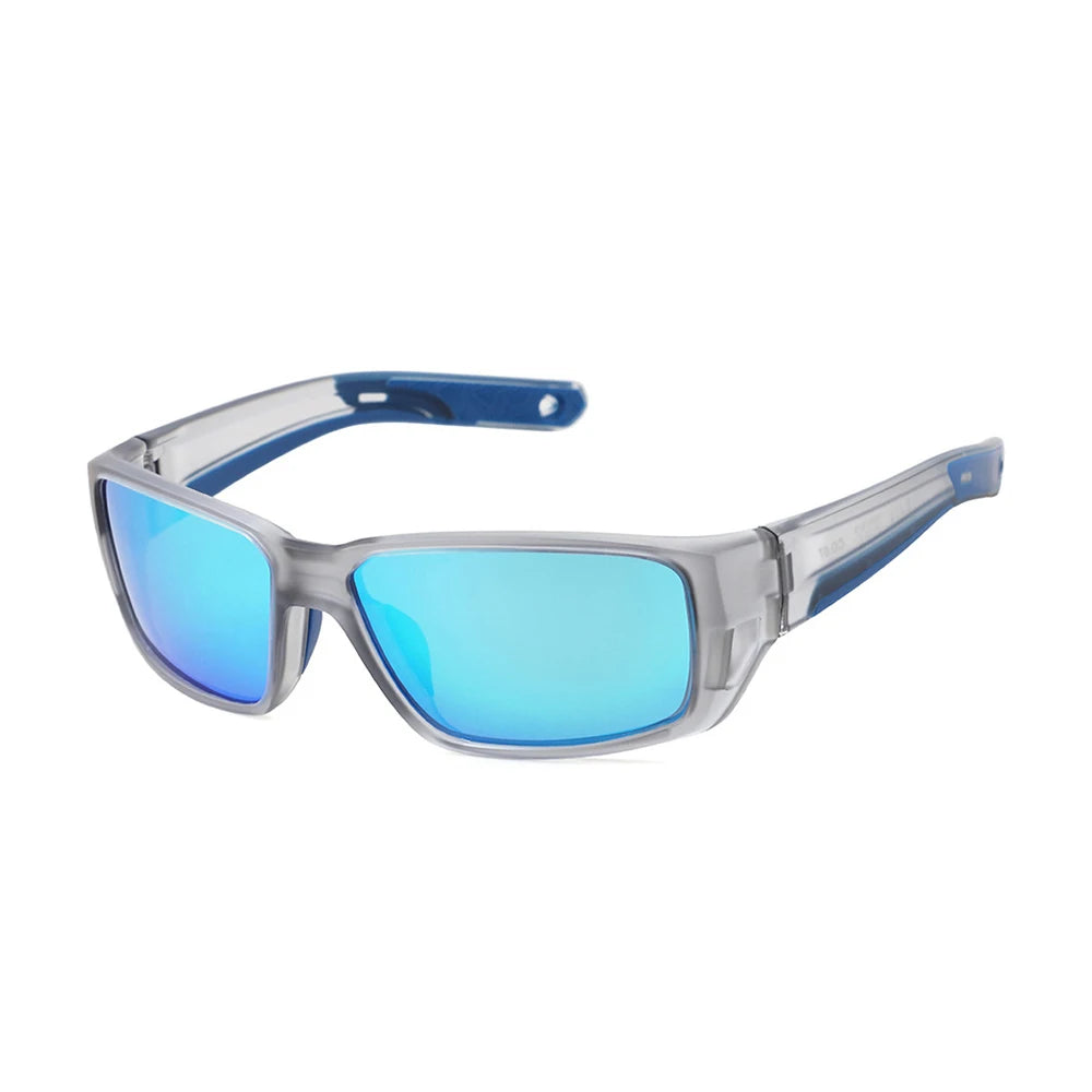 10824 Customize Your logo square TR90 CE 1.1MM TAC Polarized Sunglasses Sport Men