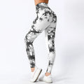 2026 Wholesale Custom Fashion Women Yoga Super Soft Leggings Seamless High Waisted Elastic Waist Tie Dye Four-Way Stretch