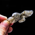 Huiying Chinese style living room home 64*48mm Labradourite decoration accessories precious stone crafts