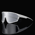 Fashion Silver Polarized Sunglasses for Men and Women MTB Bike Glasses with TAC Lenses and PC Frame for Outdoor Riding Sports