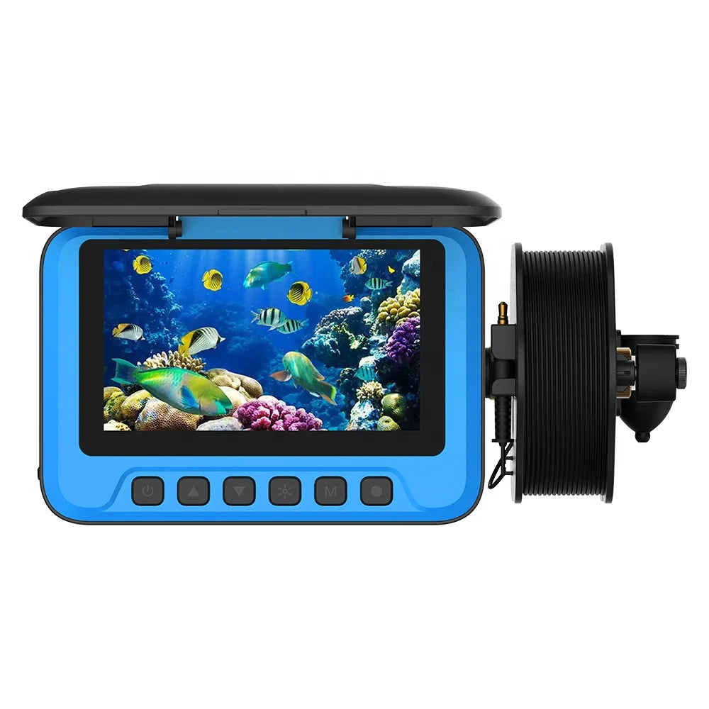 Fish Finder Visuable 4.3 Inches TFT Visuable Monitor Fishing Gear Underwater Fishing Camera