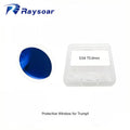 Raysoar Fiber Optic Lens Laser Optical Protective Lens D34 T5.0mm Fused Silica for Industrial Trumpf Fiber Laser Cutting Machine