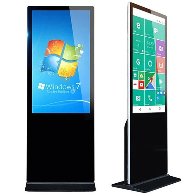 43 Inch Interactive Advertising Android Floor Standing Touch Screen Kiosk