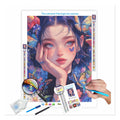 N-2137 DIY Custom 30*40 Diamond Art Paintings Kits Full Drill round 5D Portrait for Adults