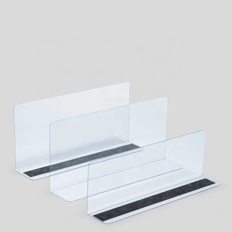 Magnetic Supermarket Display PVC Shelf Divider Separators Divider for Retail Shop MegaBDM