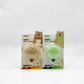 Hot Selling Silicone Scalp Massager Hair Shampoo Brush with Plastic Teeth for Home Use