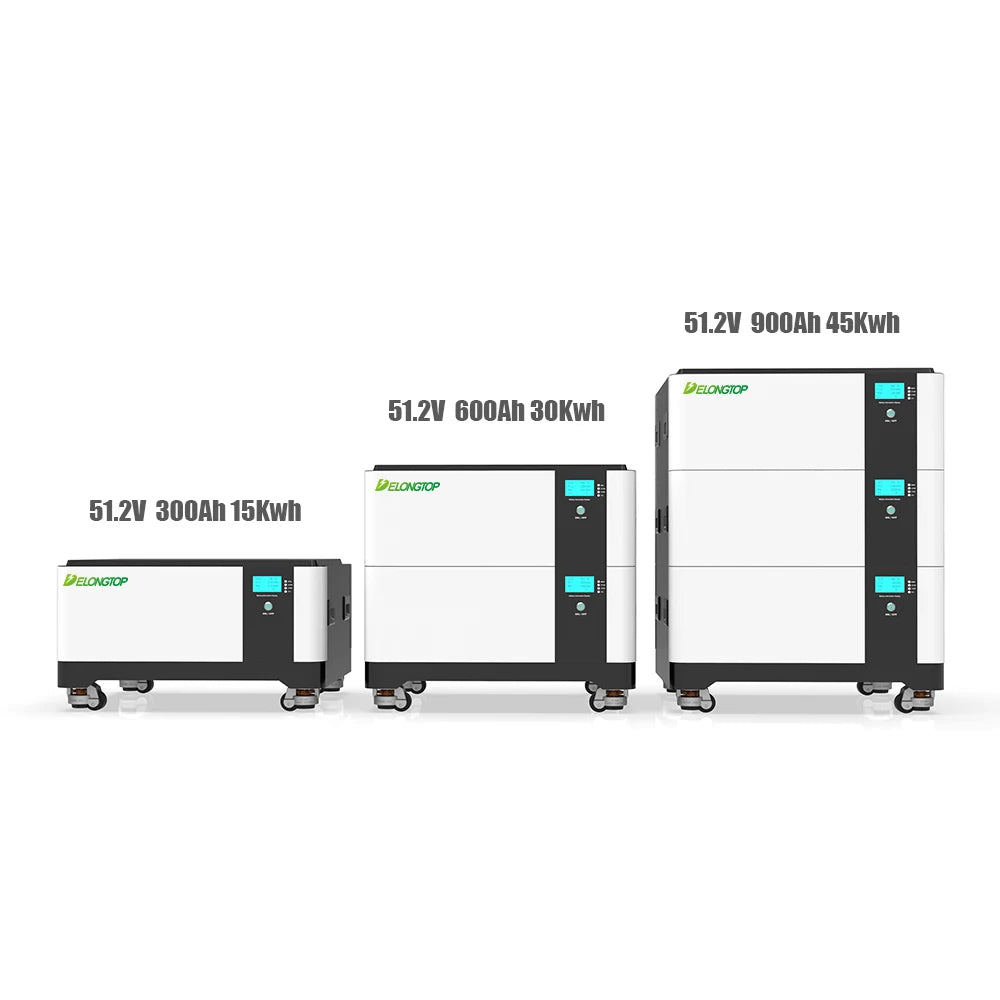 EU Stock DDP 300AH 314AH 15KWH 16KWH Stackable LiFePO4 Battery 48V 51.2V Lithium Home Energy Storage Battery 30KWH 45KWH 60KWH